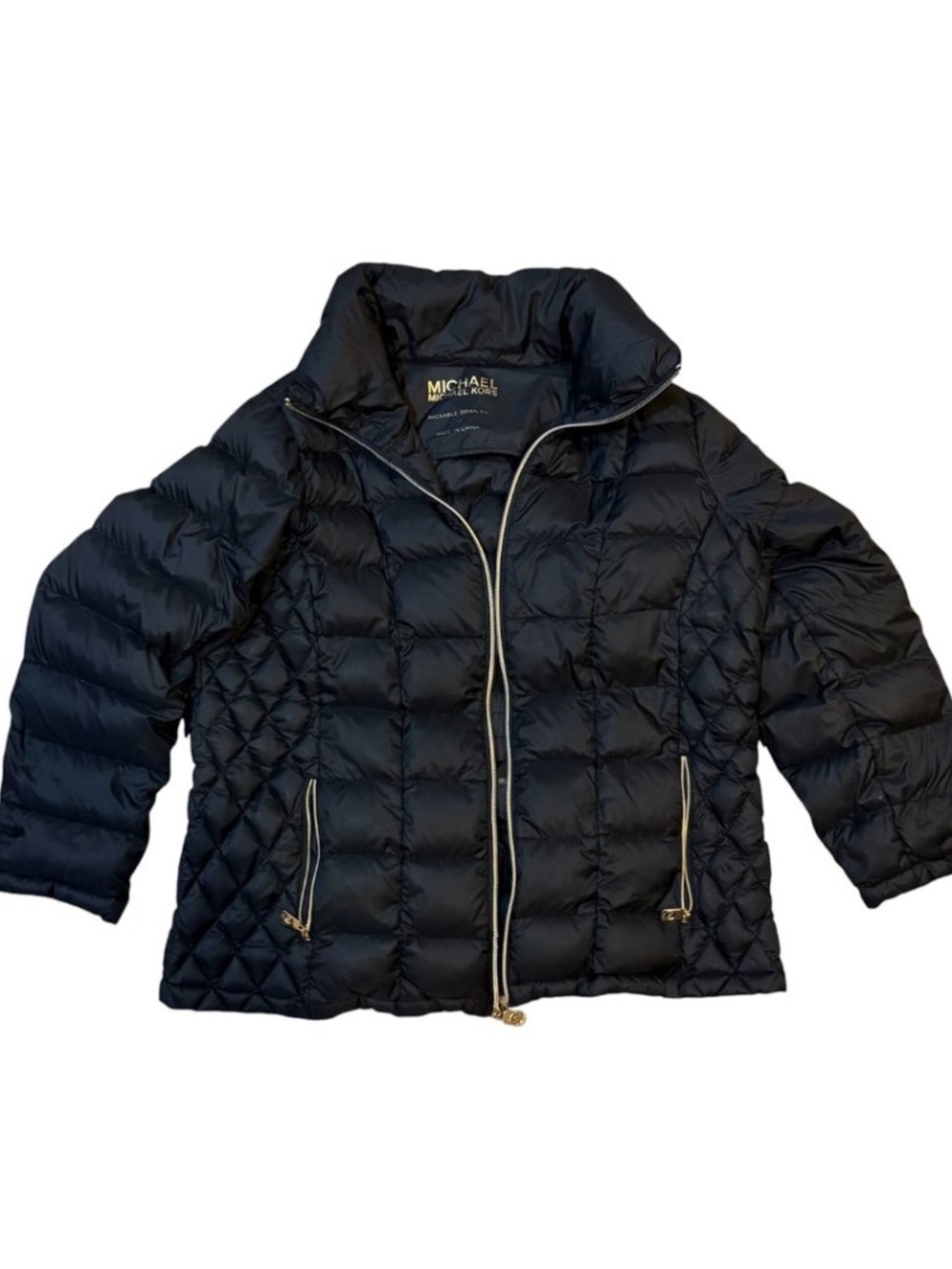 Michael Kors Packable Down Quilted Puffer Coat Jacket